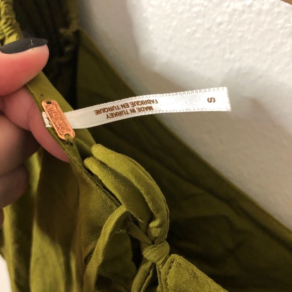 Free People Sam Smocked Mini Dress Size Small - Picture 7 of 9